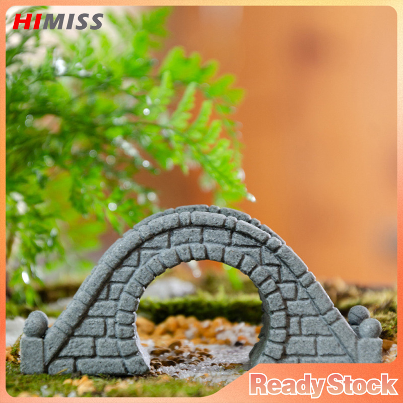 Aquarium Ornament, Resin Arch Bridge Building Rockery Bonsai, Fish Tank Landscape Accessories, Artificial Miniature Bridge Model Ornament For Fish Tank Turtle Tank Decor ราคา 51 บาท*ส่งฟรี
