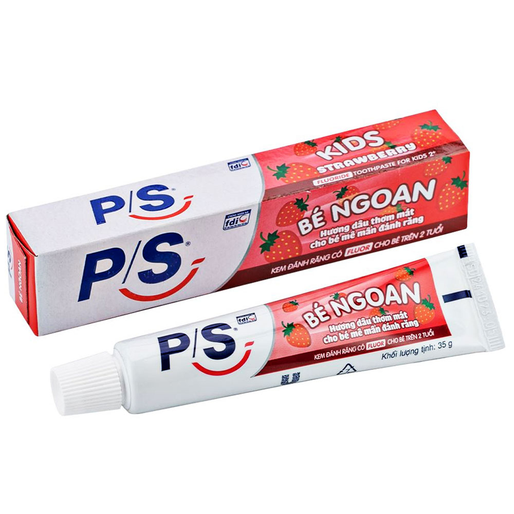 Kem đánh răng PS không cay cho trẻ từ 2 tuổi