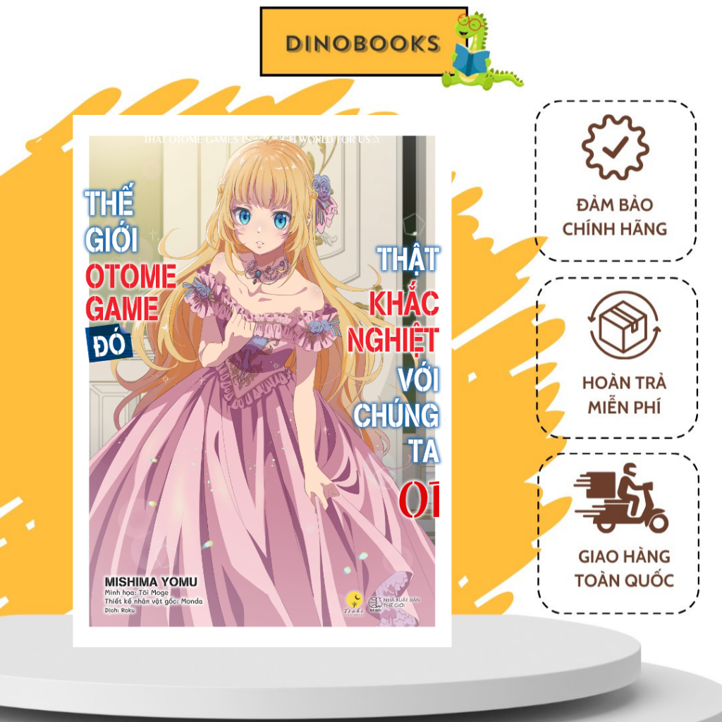 Sách Thế Giới Otome Game Đó Thật Khắc Nghiệt Với Chúng Ta (Tập 1) - Lightnovel - AZB