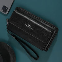 Mumu 1112 Leather Wallet Wristlet with Multi Compartment in Card Holder Coin & Flap Compartment