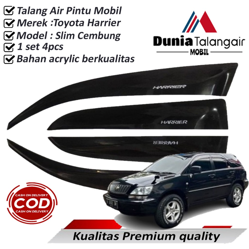 talang air mobil Toyota Harrier thn 1999-2002 model slim Premium Quality Giá 200,000 Đồng*Miễn phí vận chuyển