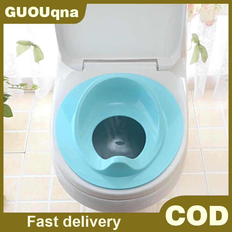 GUOUqna Trọng lượng nhẹ Toddler Bô Đào tạo nhà vệ sinh chỗ ngồi di động BPA miễn phí mềm Pad cho trẻ em nhà du lịch quà tặng cho trẻ mới biết đi