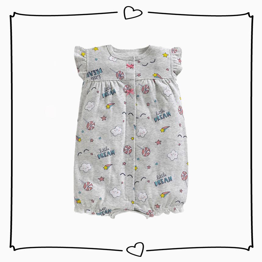 3-Piece Little Character Baby 2 Bodysuits Pant Cotton Bebe/'s Clothing Set