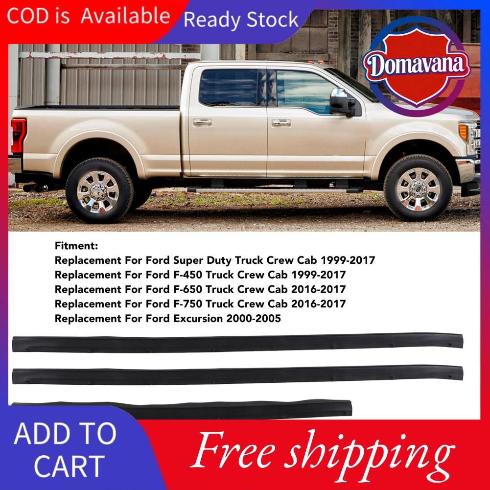 Domavana Weatherstrip Trim for F‑450 F‑650 F‑750 Excursion 4Pcs Lower Door Replacement - Compatible with Super Duty Cab 1999-2017 Giá 690,000 Đồng*Miễn phí vận chuyển