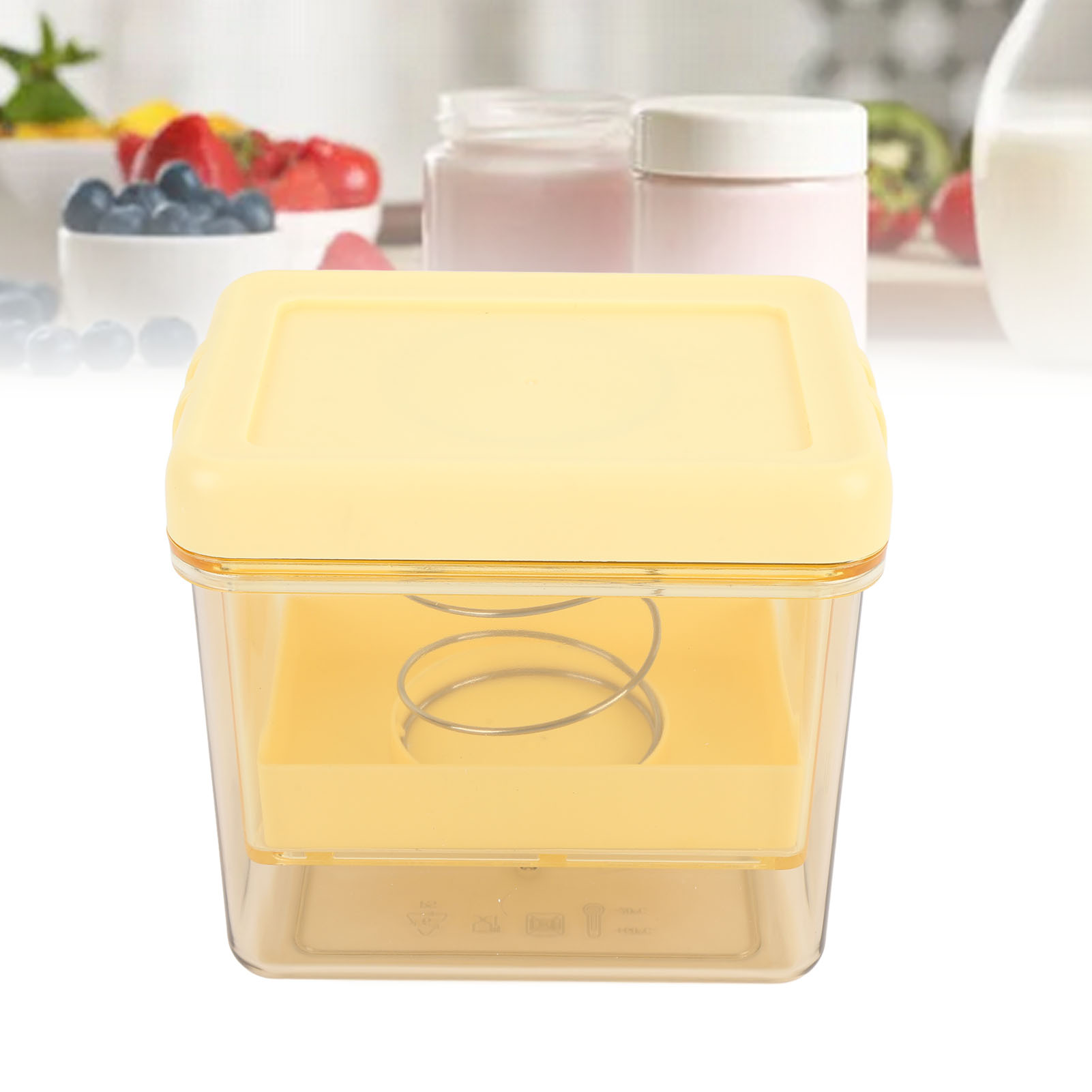 Hy Lạp sữa chua lọc với siêu tốt lưới tự chế sữa chua Máy làm phô mai cho Whey tách PS hông màng lọc thép không gỉ phục vụ cho nhu cầu nước giải khát khác nhau (màu vàng)
