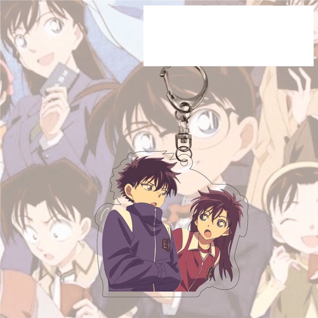 ( Mica trong acrylic ) Móc khóa KAITO KID AOKO couple Thám Tử Lừng Danh CONAN DETECTIVE dễ thương anime chibi