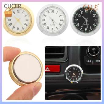 CBT Mới Cơ khí Đồng Hồ Thạch Anh Sáng Tự động Trang Trí Mini Đồng Hồ Xe Ô tô Nội Bộ Stick-On Kỹ Thuật Số W atch