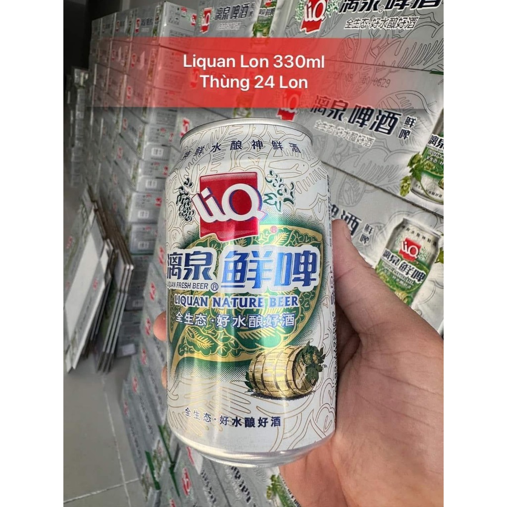 [Thùng 24 Lon] Bia LiQuan, bia nhập khẩu Trung Quốc thơm ngon 330ml