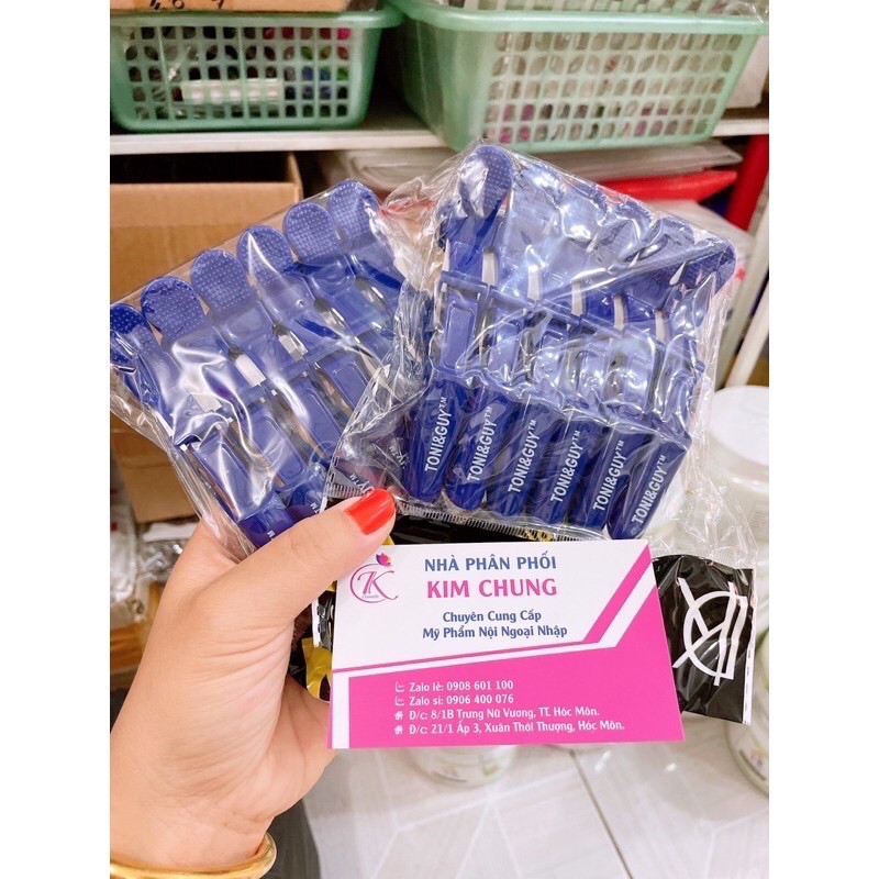 Bộ 6 cái kẹp cá sấu chia tóc Toni & guy