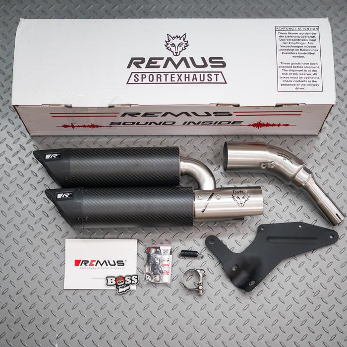 KNALPOT REMUS DUAL FLOW CARBON VESPA GTS 200 250 300 Harga  22,139,000 Ringgit*Penghantaran Percuma