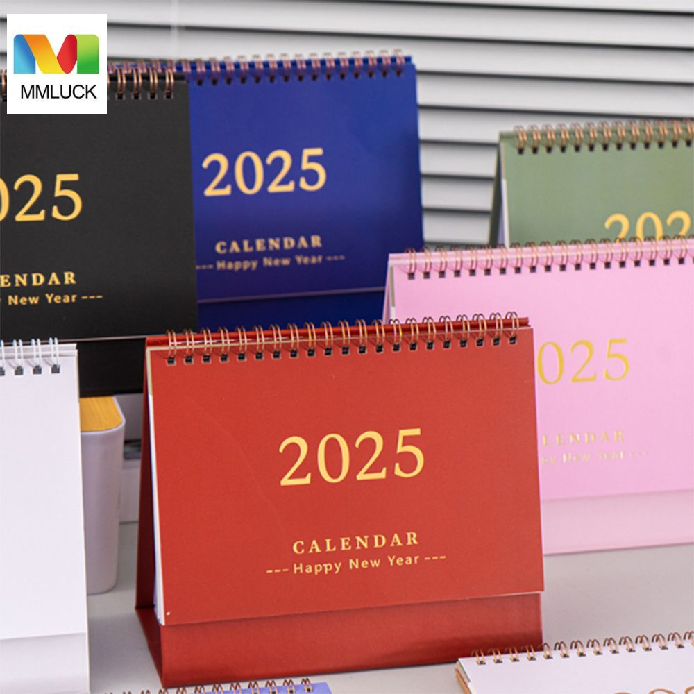 lịch để bàn 2025 MMLUCK 12 tháng Lịch 2024-2025 Sáng Tạo 2025 Tổ chức Quản lý thời gian Kế hoạch hàng tháng Di động Lịch để bàn Văn phòng phẩm học sinh