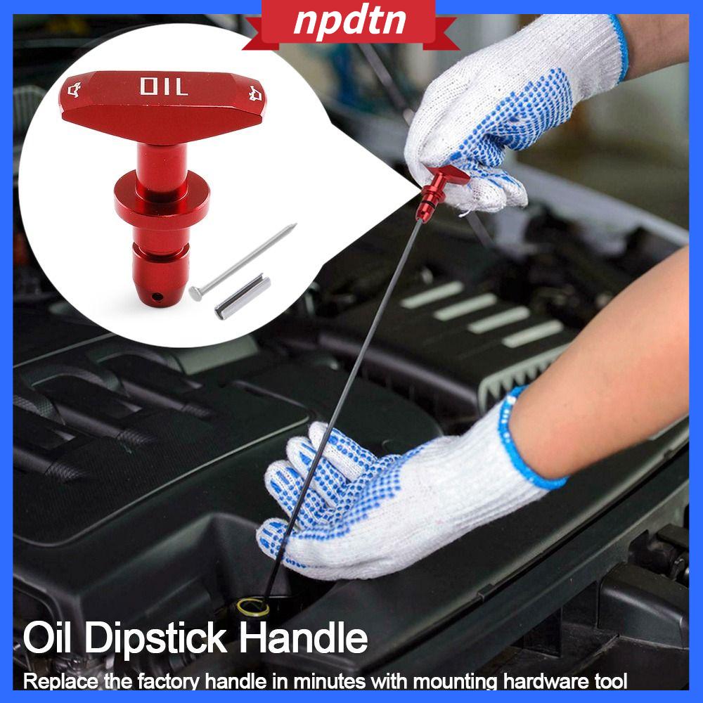 NPDTN Chống ăn mòn Trang trí sửa đổi Cho Ford Thay thế ô tô Tay kéo que thăm dầu ô tô Tay kéo dầu động cơ Hợp kim nhôm