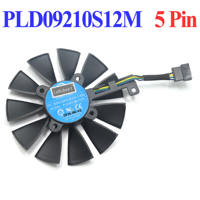 Yingke 87mm Quạt làm mát pgd09210s12hh pgd09210s12m cho RX vega64 vega56 64 RX 580 fan hâm mộ GTX 10