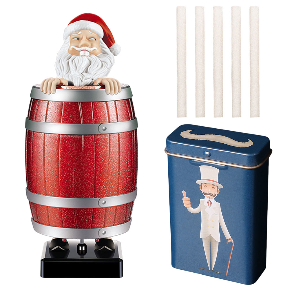 Wooden Cigarette Dispenser - Prank Gift For Boyfriend, Portable & Pop-Up  Design