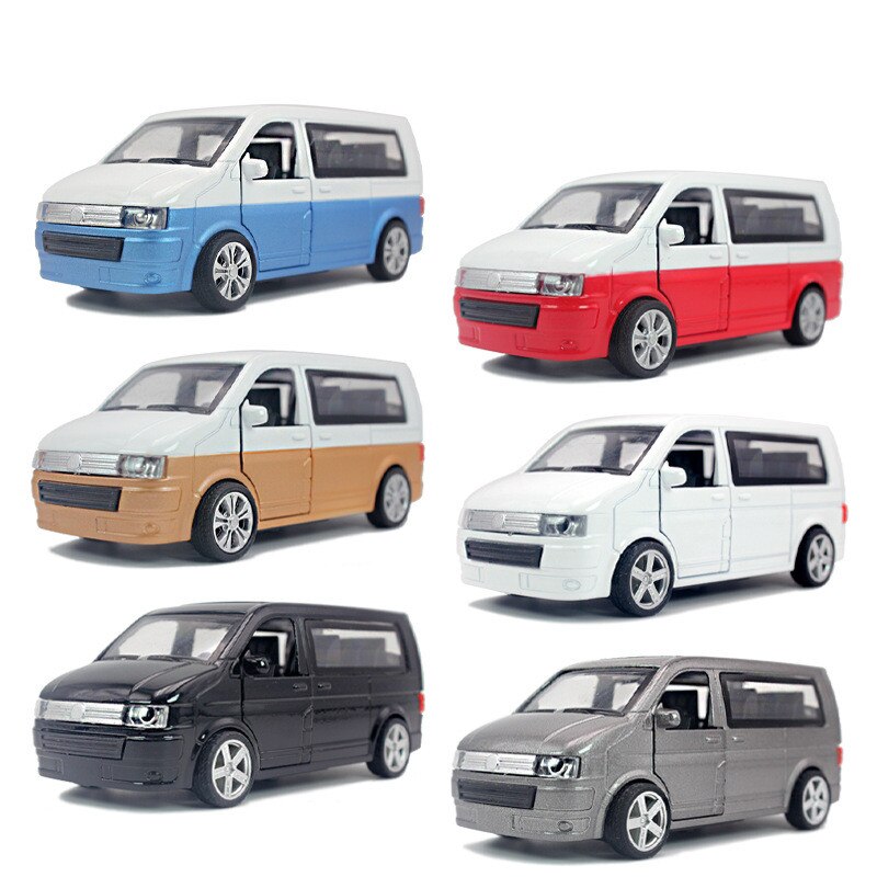1 36 Alloy Pull Back T5 Van Model Quality Van Transporter Toys Packaging