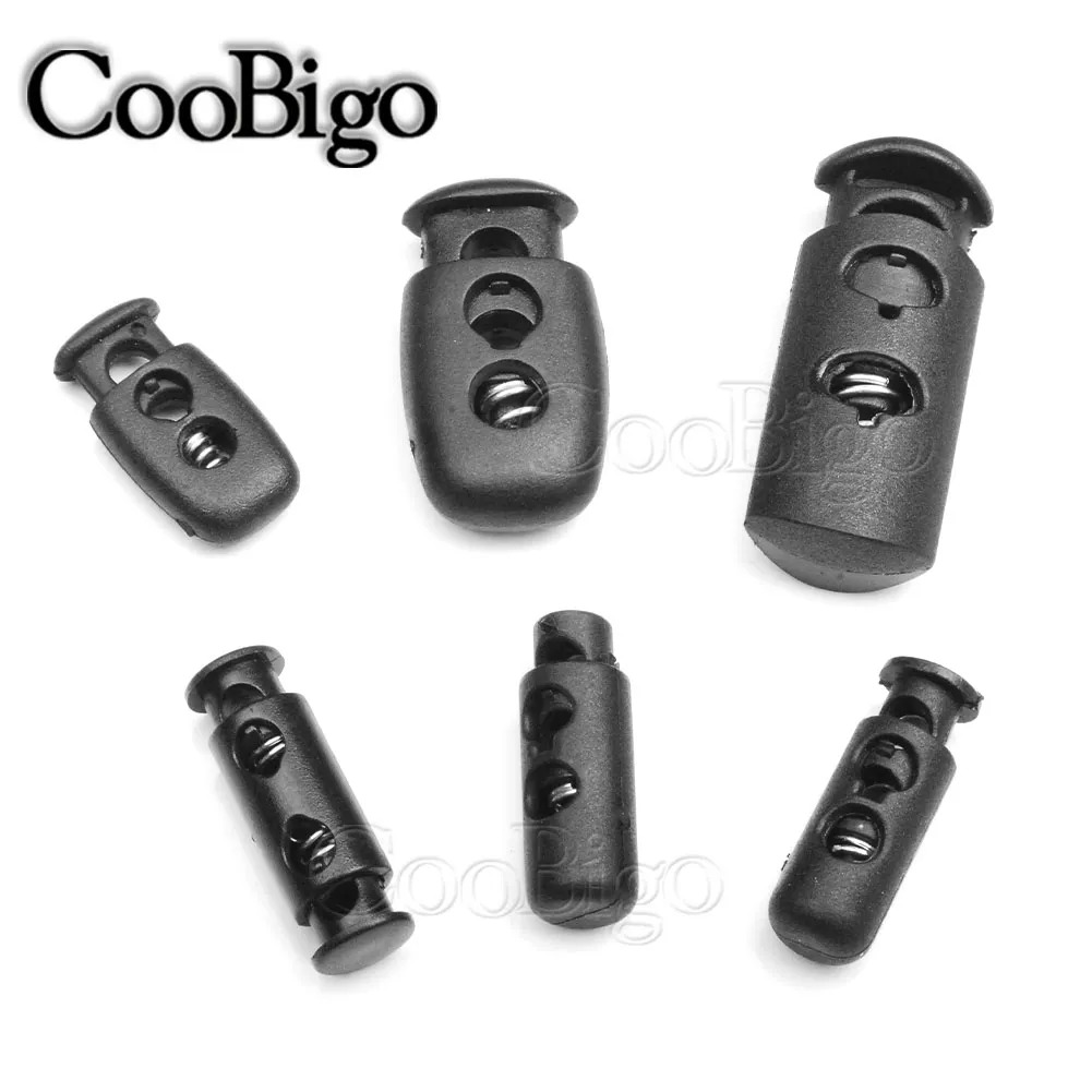 10 cái kord kunci Paracord Stopper chuyển đổi Clip sửa chữa Fastener kẹp tali cerut shoeslace tali dây buộc aksesori ransel luar