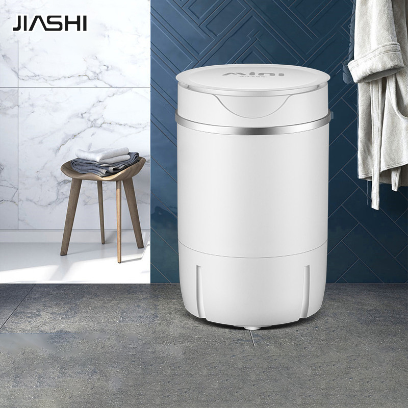 Máy giặt nhỏ Máy giặt mini bán tự động gia dụng Đèn xanh dương giặt và sấy tích hợp với lưới ráo nước