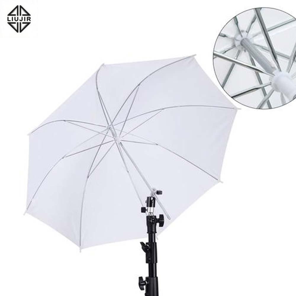 LIUJIR 50cm/ 20inch Ô chụp ảnh Mềm màu trắng Tay cầm kim loại Máy khuếch tán ô chiếu sáng Bền Dễ dàng cài đặt Đèn phản quang chụp ảnh Studio ảnh