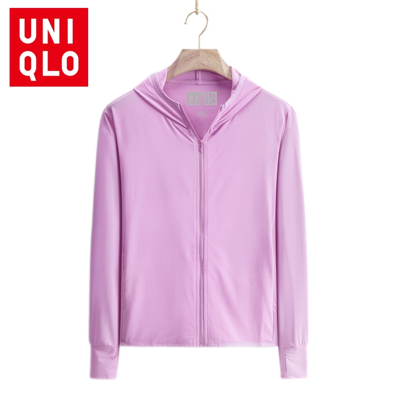 cod iuyÁo khoác nữ Uniqlo Nhanh khô thoáng khí Áo khoác chống nắng Áo khoác chống nắng gió UV chống 