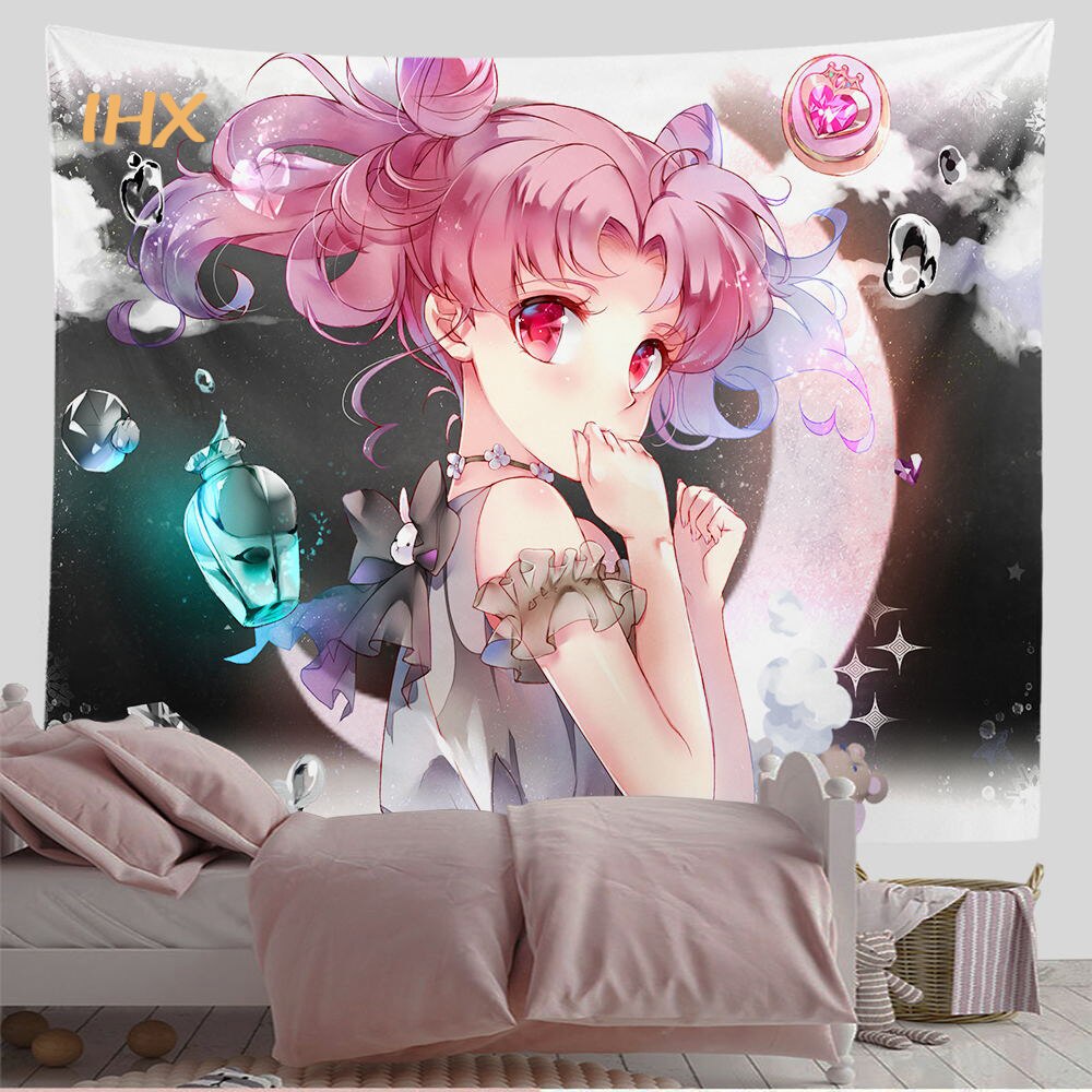ANIME FAN ART KAWAII JAPANESE CARTOON Elevate Your Home Decor with AI-Drawn  Anime Girl Tapestries Sticker for Sale by ANIME-CYBERPUNK