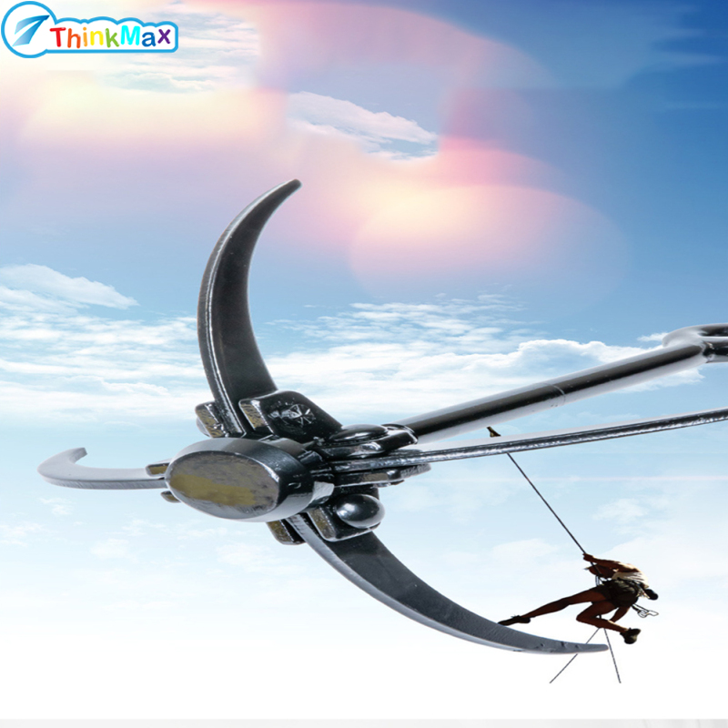 Climbing Grappling Hook Foldable 4claws Climbing Hook For Outdoor Hiking Wall Climbing ราคา 1,237 บาท*ส่งฟรี