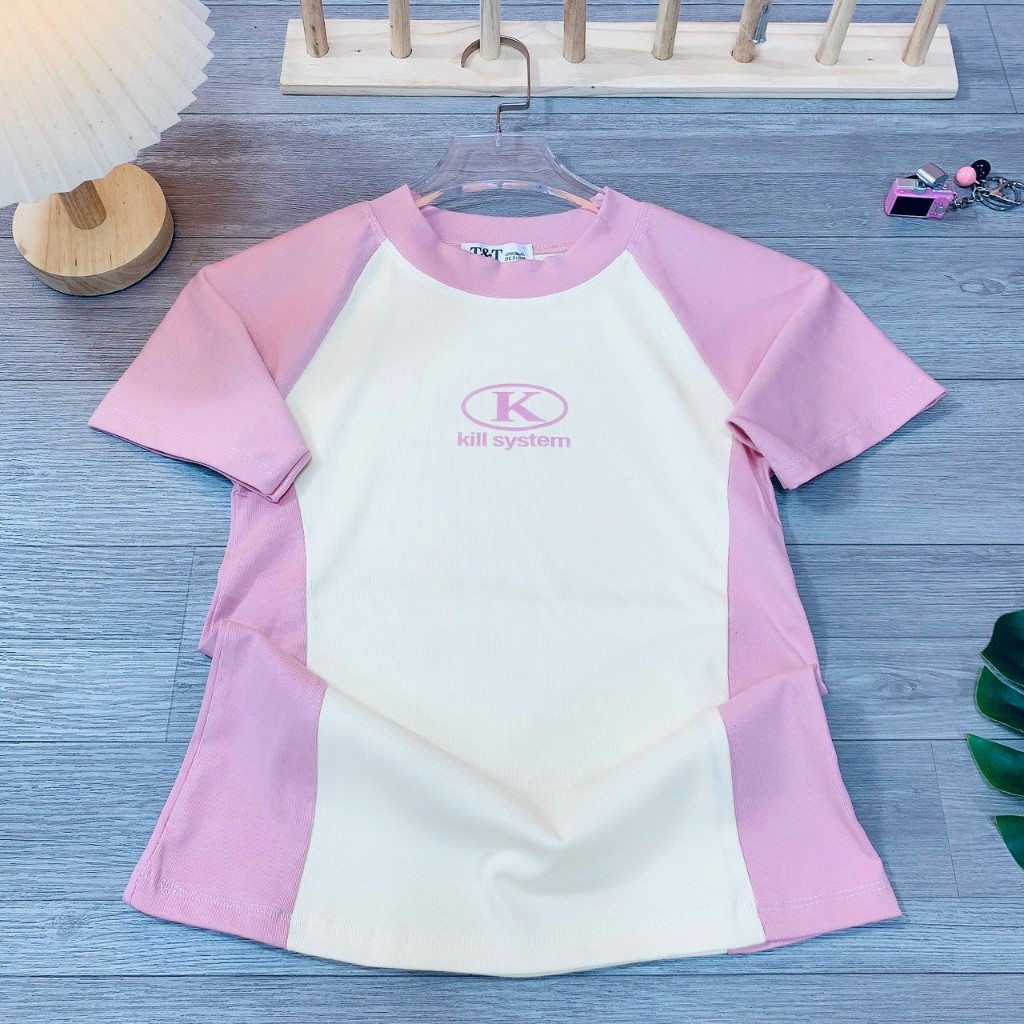 Áo Baby Tee Borip CHỮ K Quảng Châu L1 Co Dãn 4 Chiều - Dư Tú Lệ Shop - 5