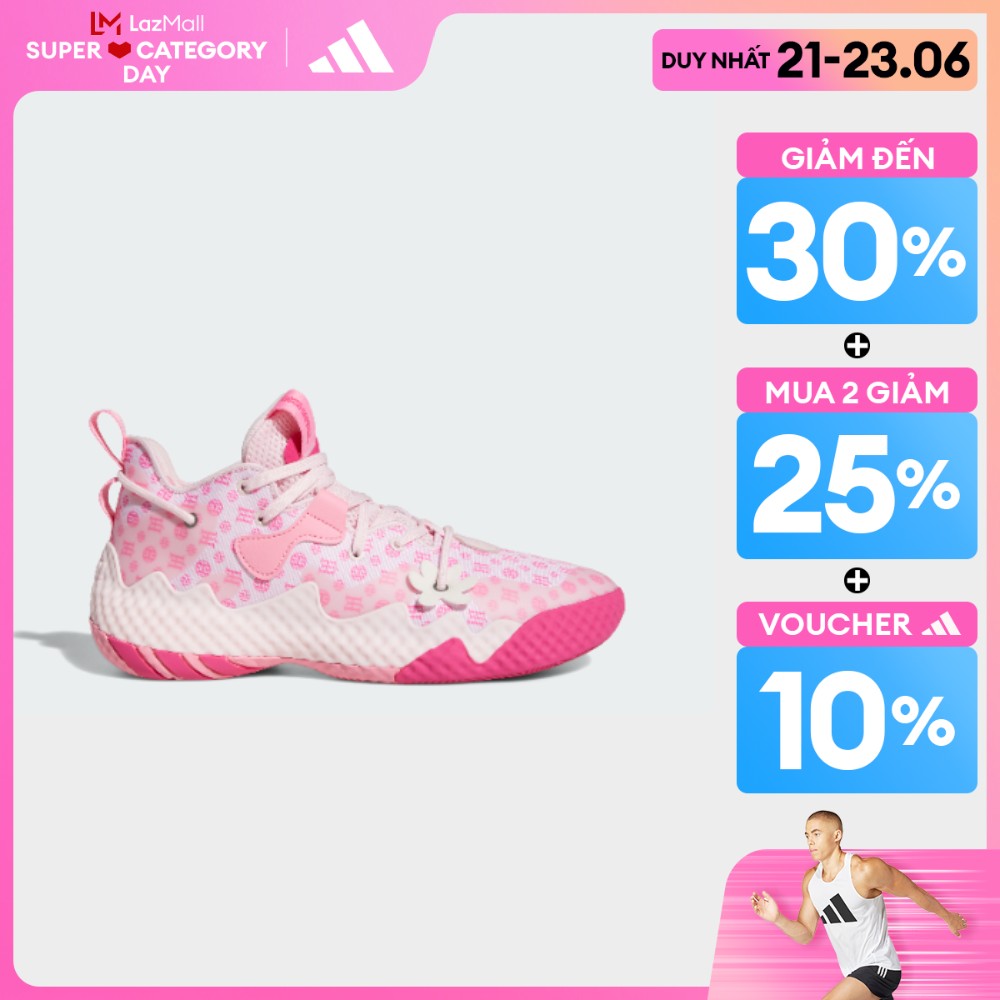 Adidas bóng rổ giày harden vol. 6 unisex hồng gw9033