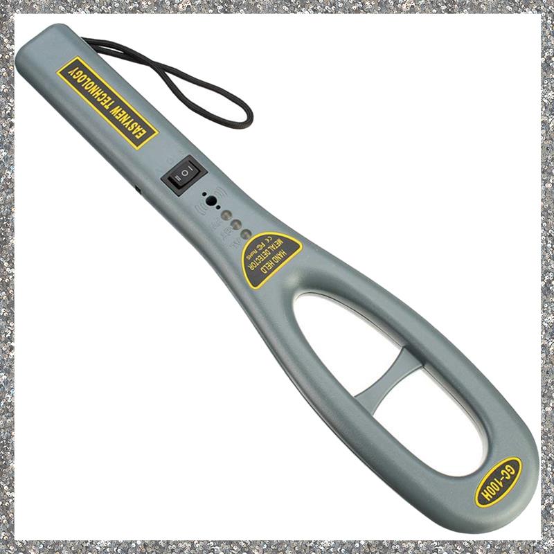 (JKEO) 1 PCS GC101H Portable Handheld Metal Detector Body Scanner Security Equipment Grey