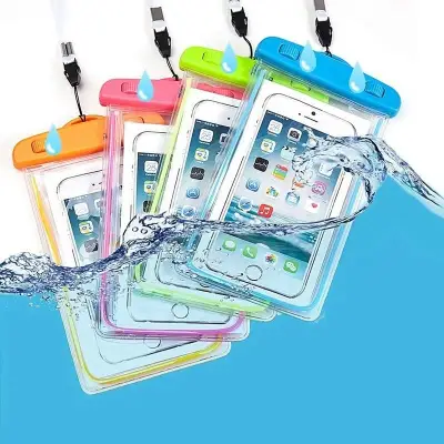 Universal Waterproof Phone Case Bag Dry Pouch Touch Cover with Lanyard Strap