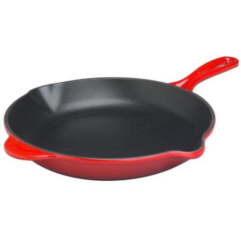 Le Creuset Enameled Cast-Iron 10-1/4-Inch Skillet with Iron Handle, Cherry Singapore