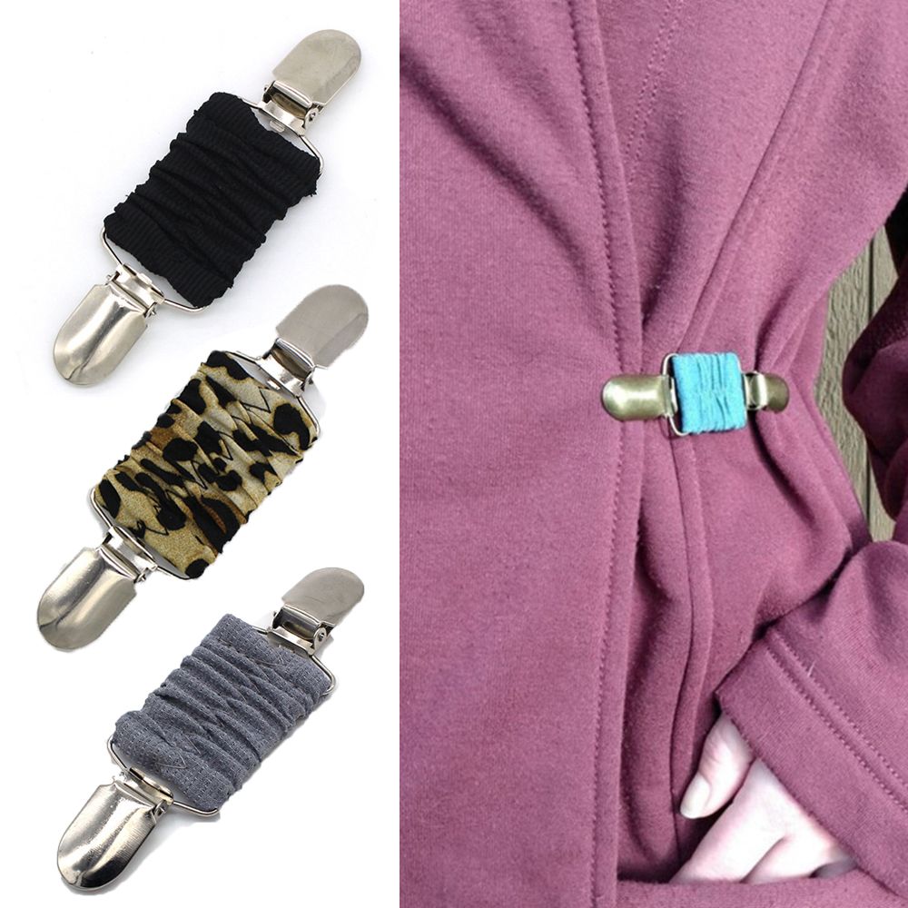 COD&Ready Stock】Fit Dress Cinch Clips Set Elastic Clothes Clip to Tighten  Dress Cardigan Collar Clips Shirt Clips Shawl Clip Dress Clips Back Cinch  for Women Kids