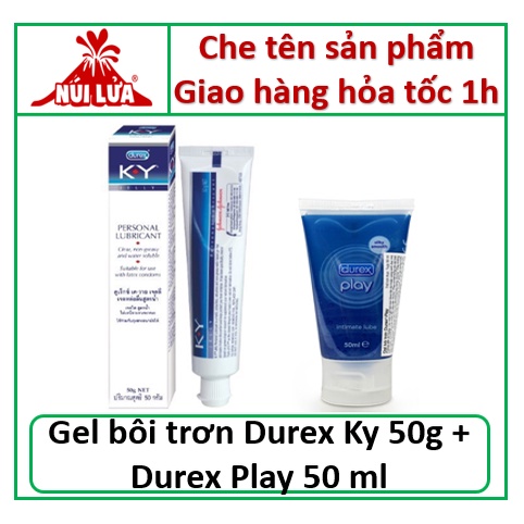 1 Gel Durex Play 50ml + 1 Gel KY 50g