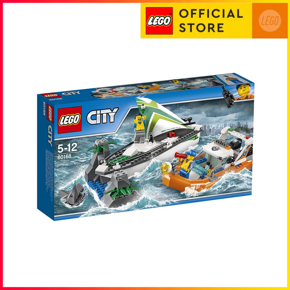 LEGO 60168 Rescue City at Sea toy building block series 5+ Đồ Chơi Lắp Ráp