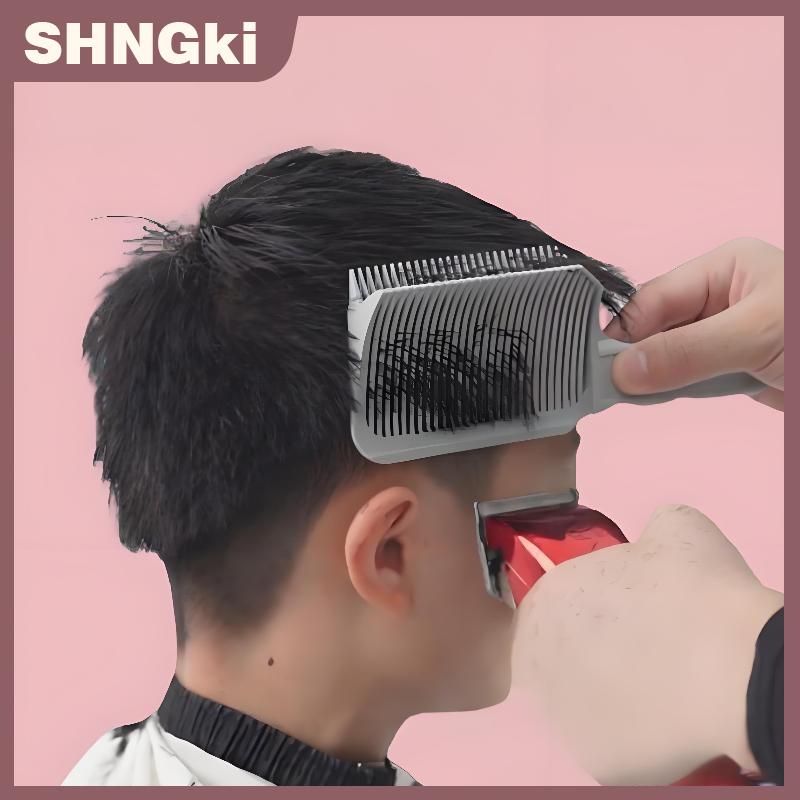 SHNGki หวีตัดผมมืออาชีพหวีผมแบบแบนทนอุณหภูมิสูงสำหรับร้านเสริมสวยที่บ้านจัดแต่งทรงผม1ชิ้น ราคา  21 บาท*ส่งฟรี