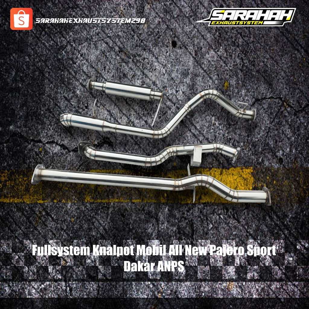 Fullsystem Knalpot Mobil All New Pajero Sport Dakar ANPS - Sarahah Exhaust Harga 3,320,000 rupiah*Gratis Ongkir