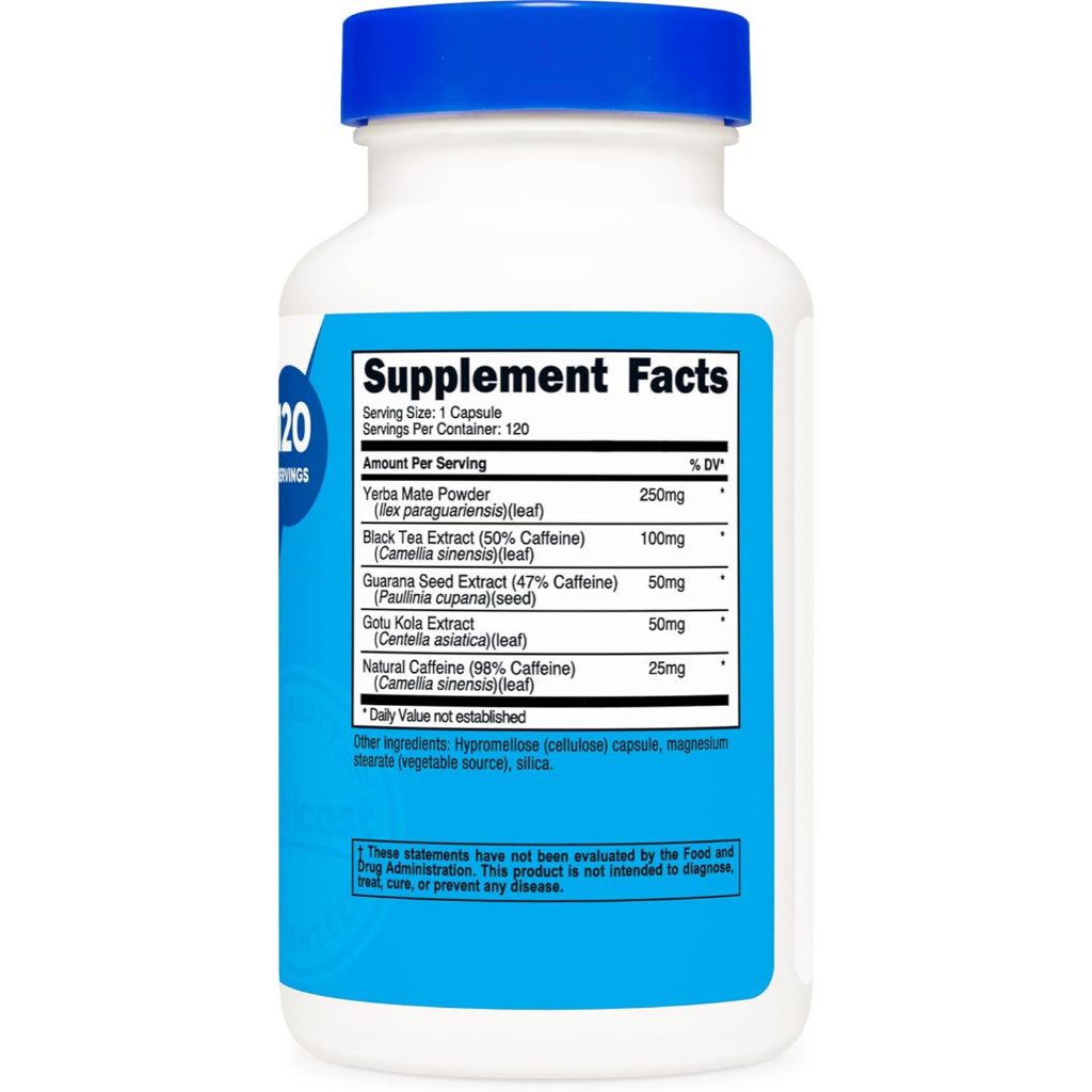 Thực Phẩm Bảo Vệ Sức Khoẻ Nutricost Natural Energy Complex - TĂNG CƯỜNG NĂNG LƯỢNG TỨC THÌ: Giúp bạn nhanh chóng thoát khỏi trạng thái mệt mỏi, uể oải. 🎯 CẢI THIỆN SỰ TỈNH TÁO & TẬP TRUNG CAO ĐỘ: Nâng cao khả năng tập trung vào công việc, học tập, lái