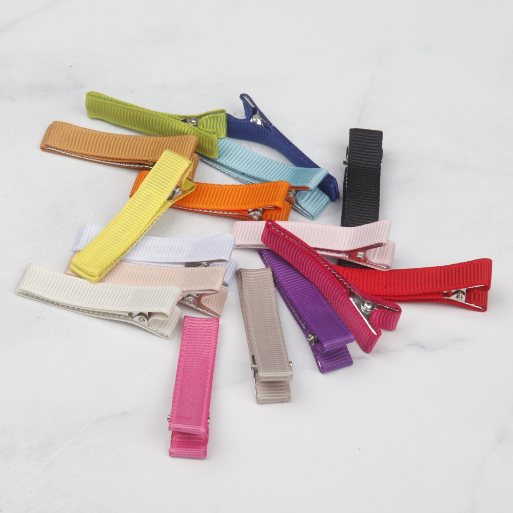[WOLP] 20pcs Ribbed band Hairclip 5cm Hairbows Chic Hair Accessories Fashion Hair Barrette Hair snap clip DIY Clip Headwear Accessory ราคา  15,672 บาท*ส่งฟรี