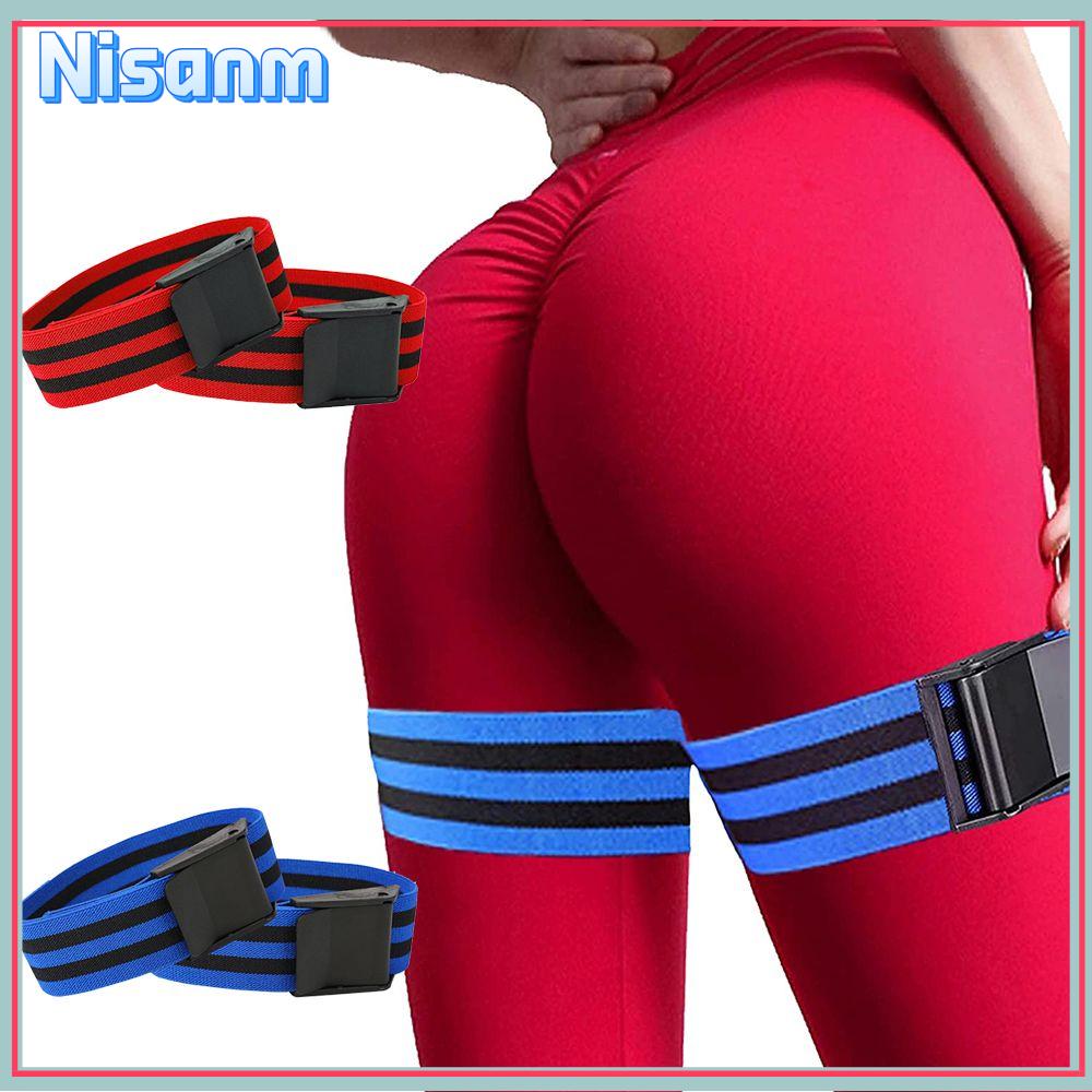 NISANM 2Pcs  Cơ bắp   Chân   Tập cơ hông   Thể dục   Phụ kiện thể thao   Tập cơ hông  Băng hạn chế lưu lượng máu   Băng tập luyện tắc mạch   Thiết bị tập gym