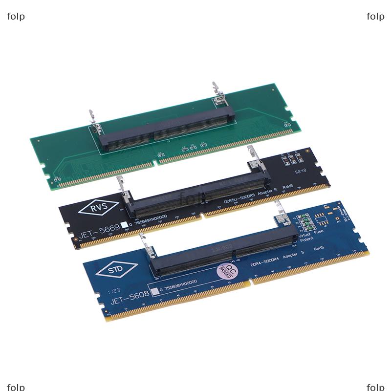 [COD] folp DDR3 DDR4 DDR5 máy tính xách tay SO-DIMM để máy tính để bàn chuyển đổi thẻ chuyển đổi Bộ nhớ RAM kết nối bộ chuyển đổi