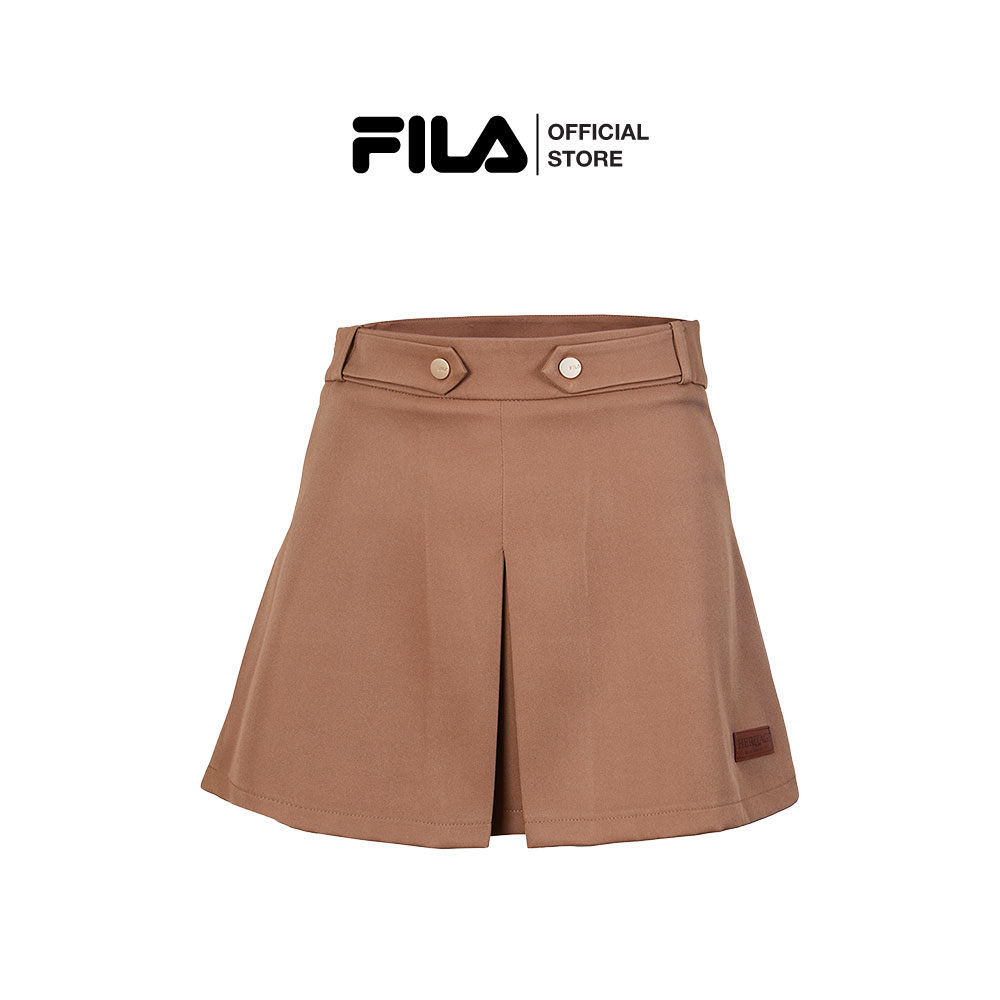 FILA OLD MONEY Skirt Product Code SKA240708W - Brown ราคา 895 บาท*ส่งฟรี