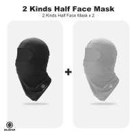 SOLOEVER UPF50+ Ice Silk Balaclava Face Mask – UV Sun Protection Breathable Cooling Quick Dry Motorcycle Cycling Outdoor Work Men & Women