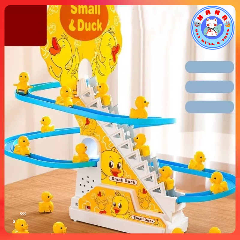Combo 3 con vịt leo thang cho bộ vịt trươt leo cầu thang. Bộ sản phẩm gồm 1 túi 3 con vịt