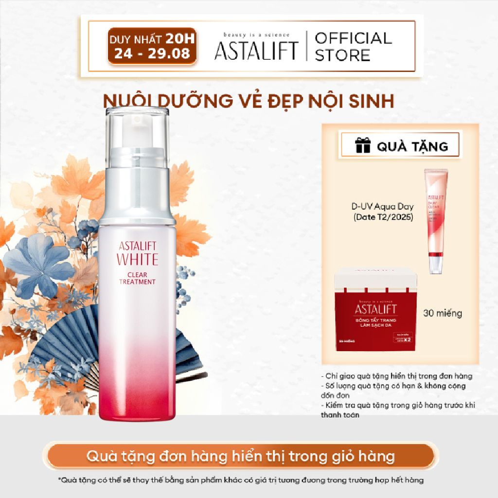 Tinh Chất Làm Sạch Và Dưỡng Trắng Da ASTALIFT White Clear Treatment 100ml