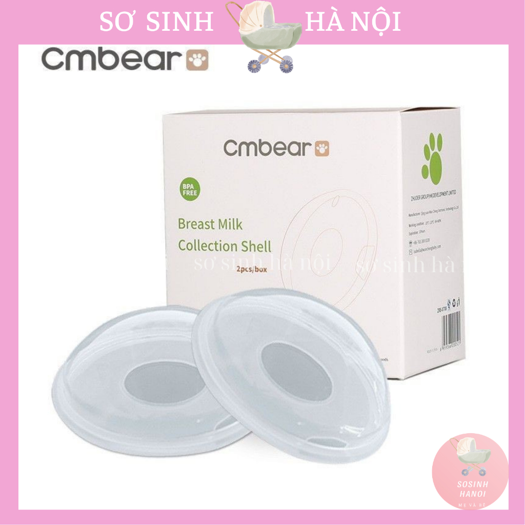 Phễu hứng sữa silicon cao cấp, giúp hứng sữa khi đi ra ngoài CmBear - KB