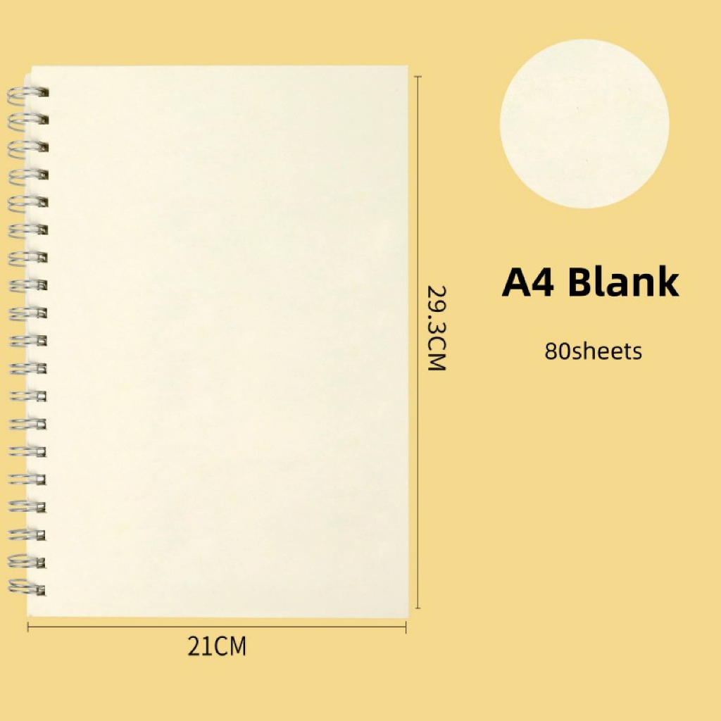 A6 B5 A5 Thickened student notebook High Quality Spring Notebook notepad line/grid