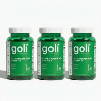 Goli Nutrition Supergreens 60 Gummies for Daily Liver Detox & Digestive Wellness