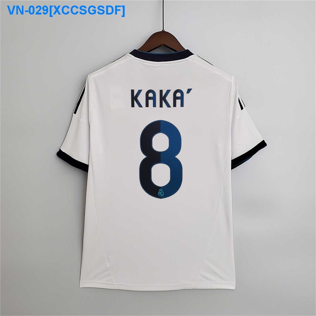 REAL MADRID 2011 2012 KAKA 8 AWAY SHIRT RED UCL (Excellent) L – Foot-Jerseys