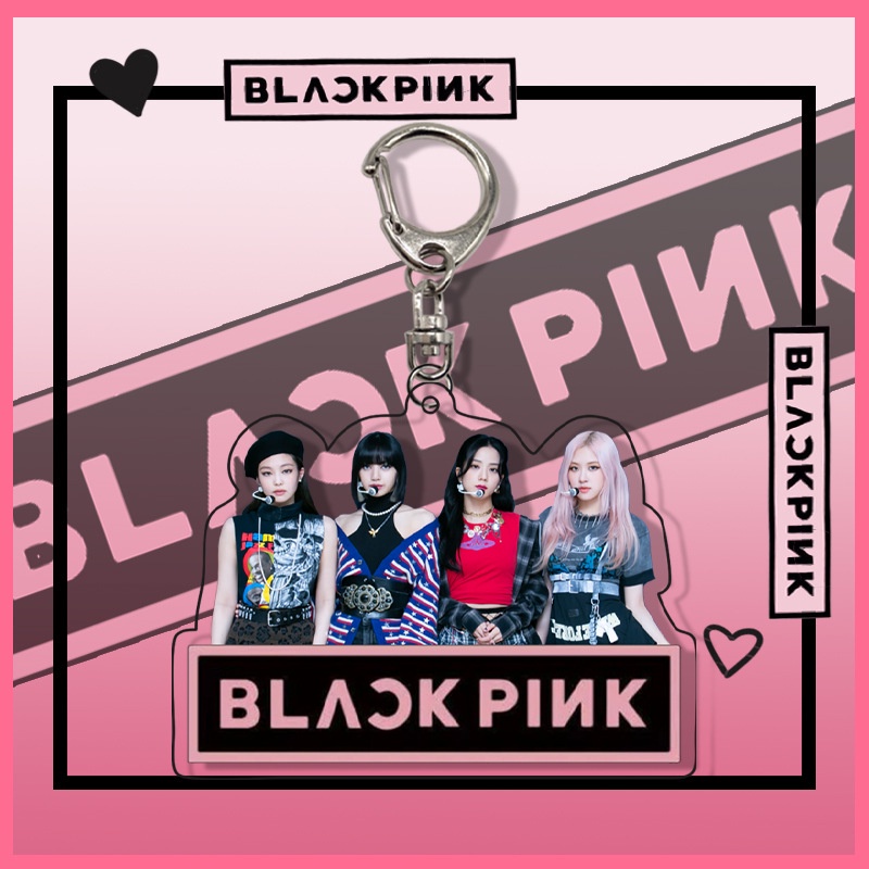 Móc khóa Blackpink Keychain_Móa khóa mica in 2 mặt