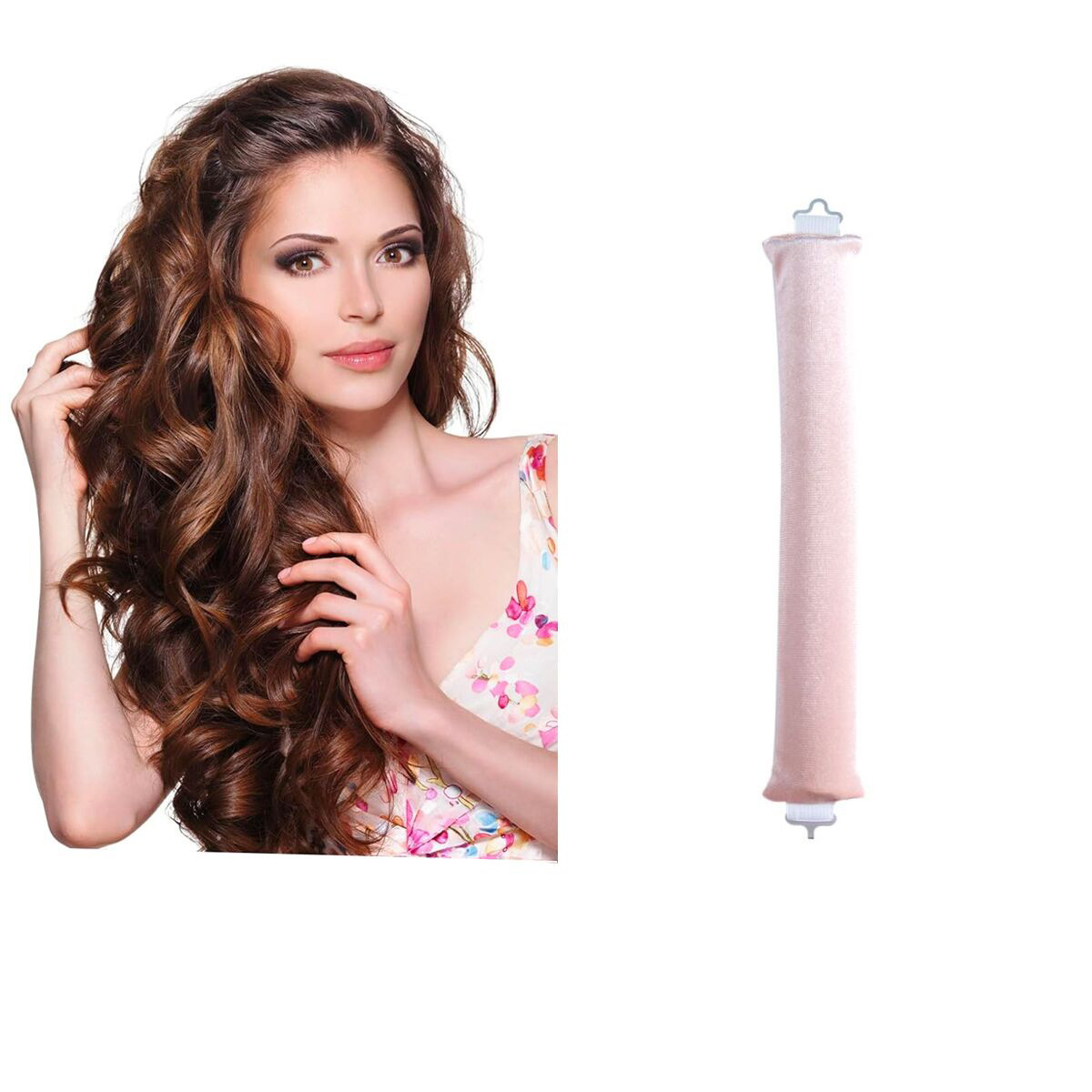 Heatless Hair Curler Sleep Curly Hair Stick Flexi Rods With Hook Sleep Curling Iron No Heat Curlers Overnight Heatless Curls - 5