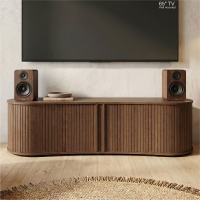 Synergy House Flutoria Colluci Easy Assemble Oval Tv Cabinet (4.9ft)